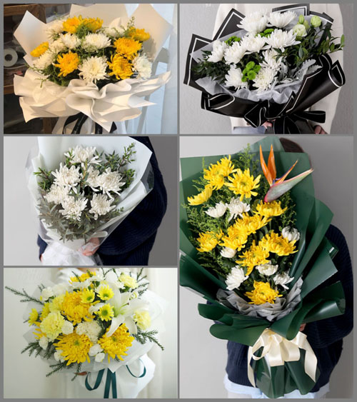四川成都彭州市丽春镇东风村白事花束代送